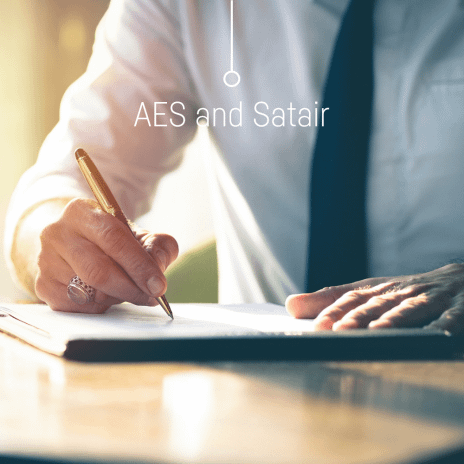 AES and Satair collaboration 2021